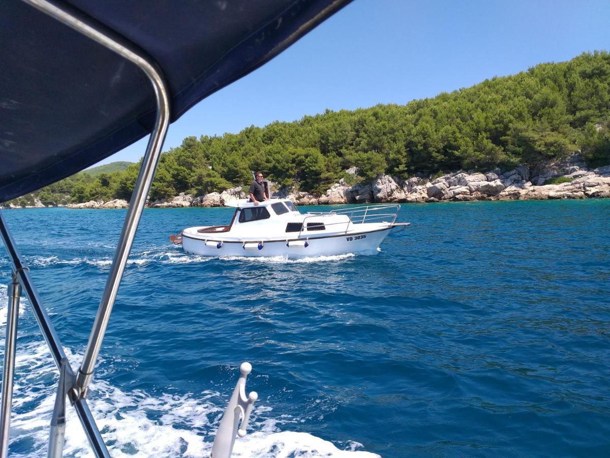 Familien Ferienhaus Vir Croatia 150M Strand Restaurant Einkaufen Экстерьер фото
